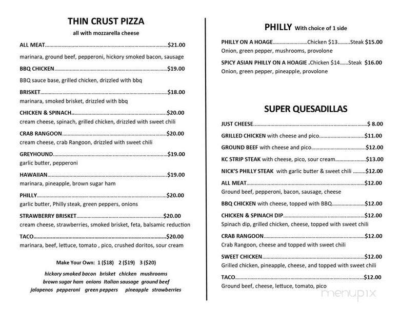 Cheers Bar & Grill - Dow City, IA menu_pic