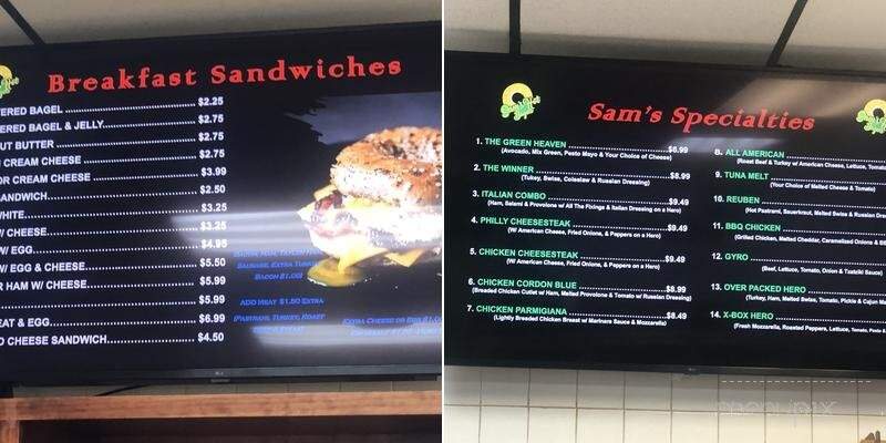 Sam's Hot Bagels - Rochelle Park, NJ menu_pic