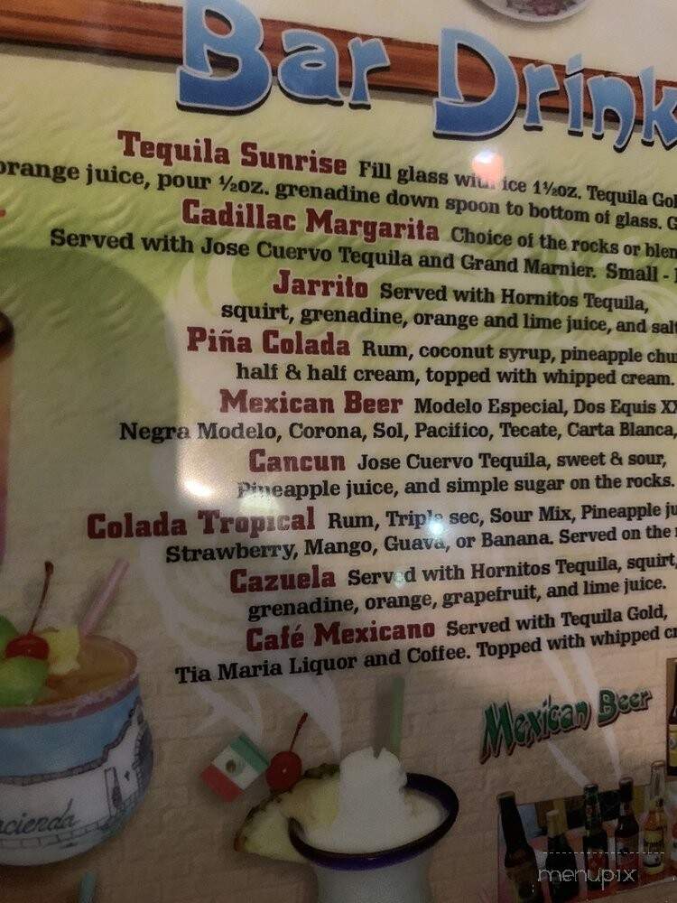 La Hacienda Real - Beaverton, OR menu_pic
