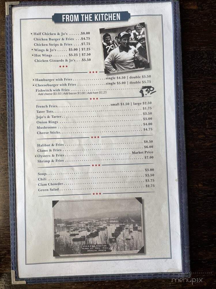 Tim's Timber Tavern - Kelso, WA menu_pic