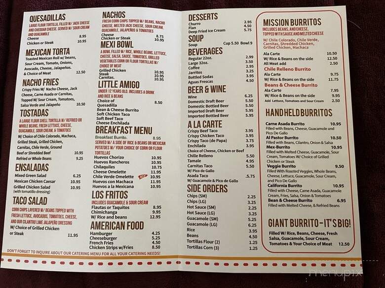 Mission Burrito - Canoga Park, CA menu_pic