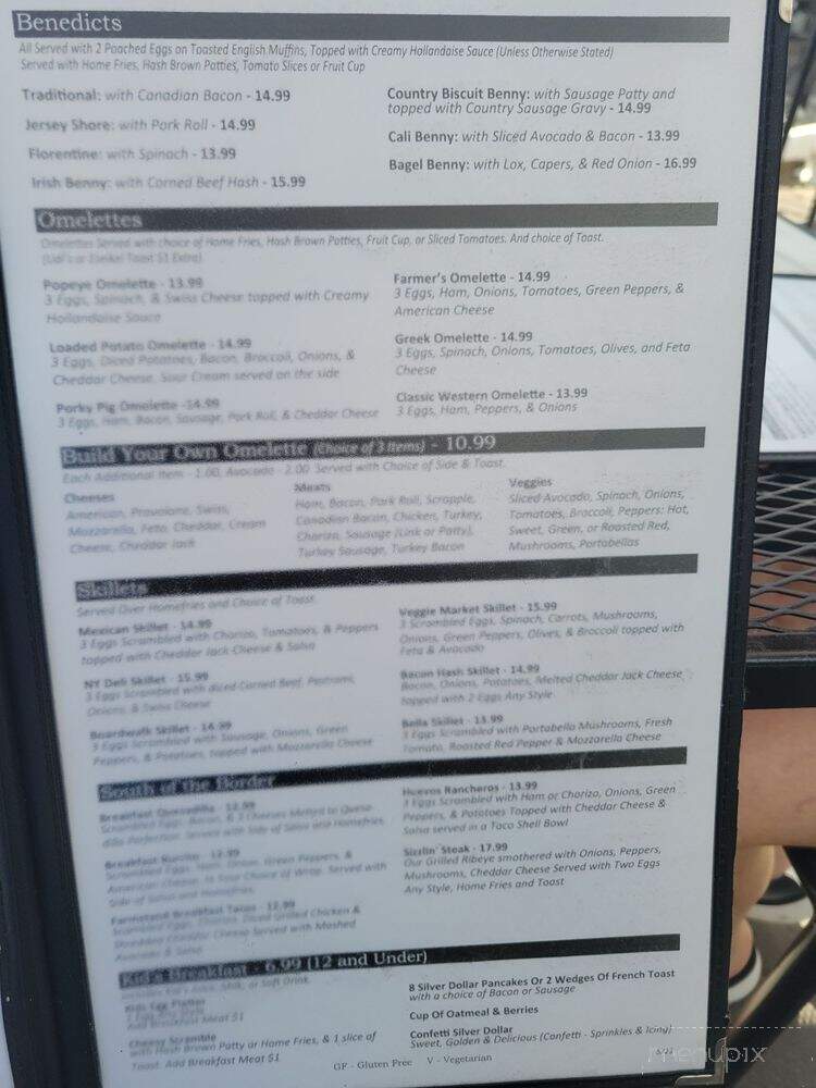 Scojo's Main Street Grill - West Creek, NJ menu_pic