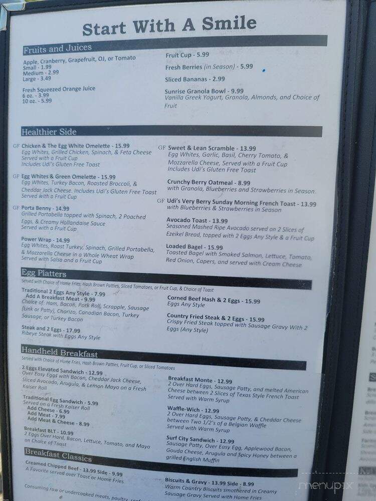 Scojo's Main Street Grill - West Creek, NJ menu_pic
