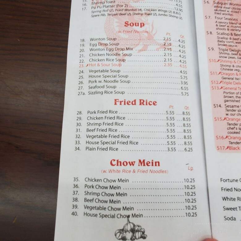Lucky Dragon - Columbus, GA menu_pic
