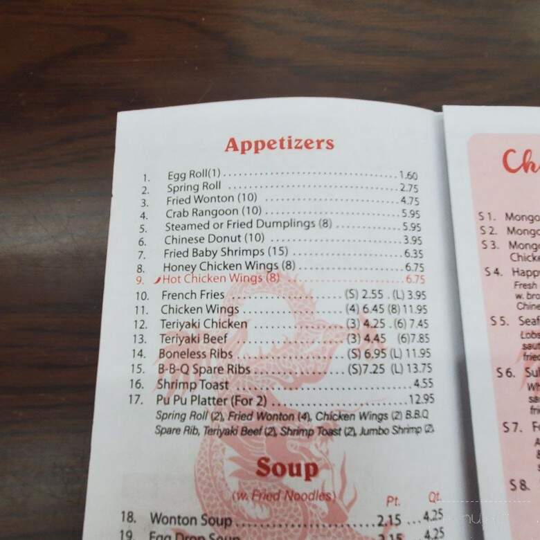 Lucky Dragon - Columbus, GA menu_pic