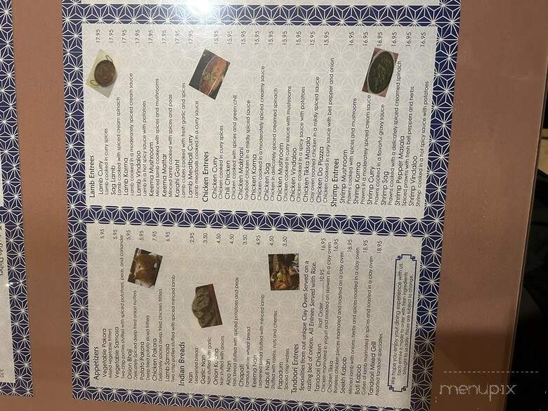 Nirvana - Corvallis, OR menu_pic