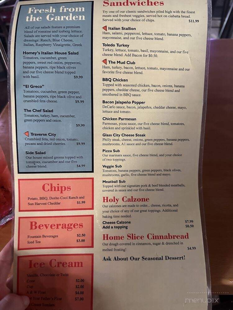 Jake's Part-time Saloon - Toledo, OH menu_pic