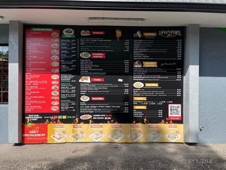 Muchas Gracias Mexican Food - Portland, OR menu_pic