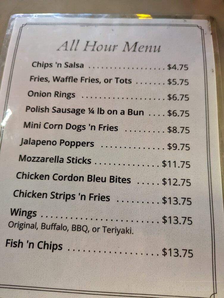 O'Finnigan's Pub - Everett, WA menu_pic