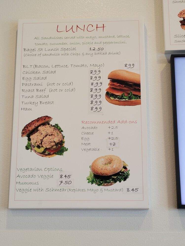 Bagel Street Cafe - Millbrae, CA menu_pic