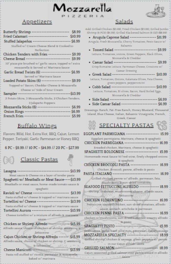 Mozzarella - Hermitage, TN menu_pic