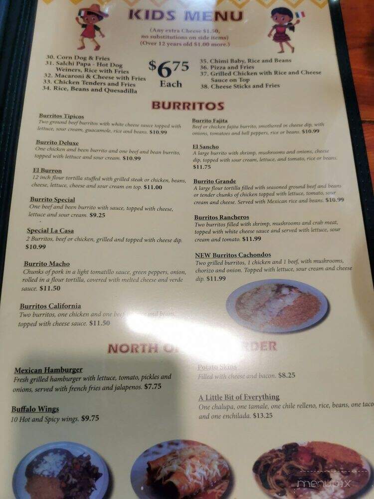 Mi Monterrey Mexican Grill - Morehead, KY menu_pic