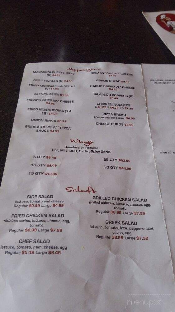 Grammas Pizza - Florence, KY menu_pic
