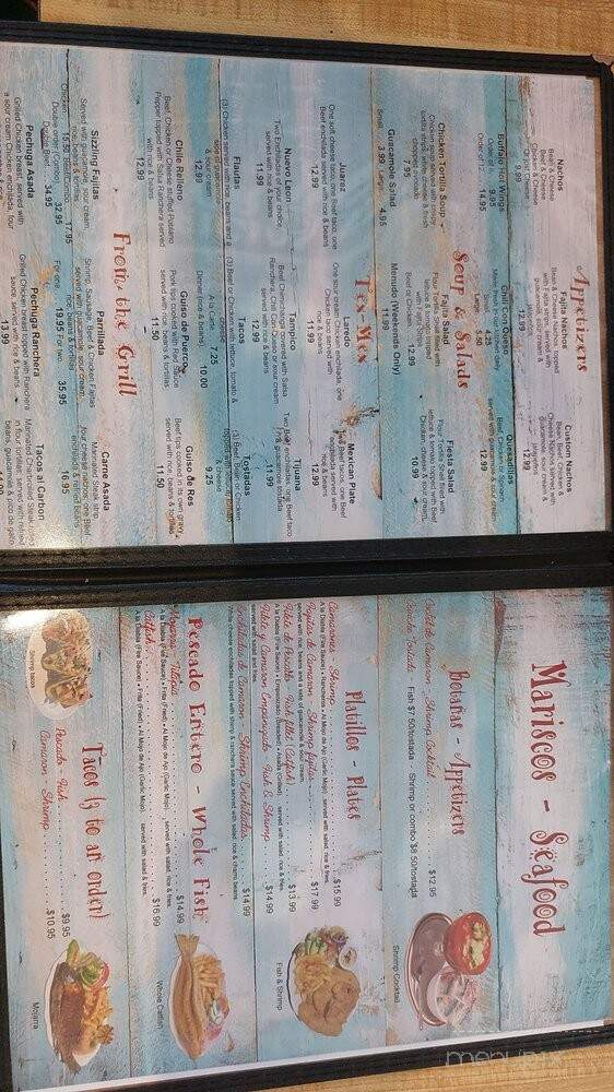 Benavides Mexican Restaurant - Dallas, TX menu_pic