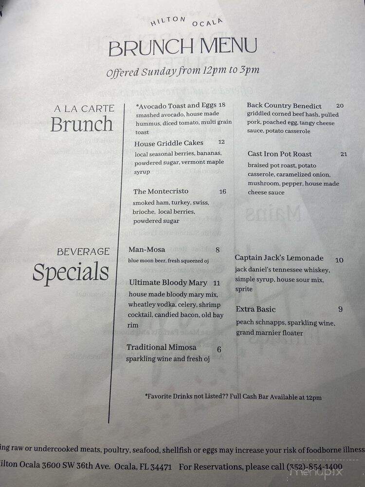 Arthur's Restaurant - Ocala, FL menu_pic