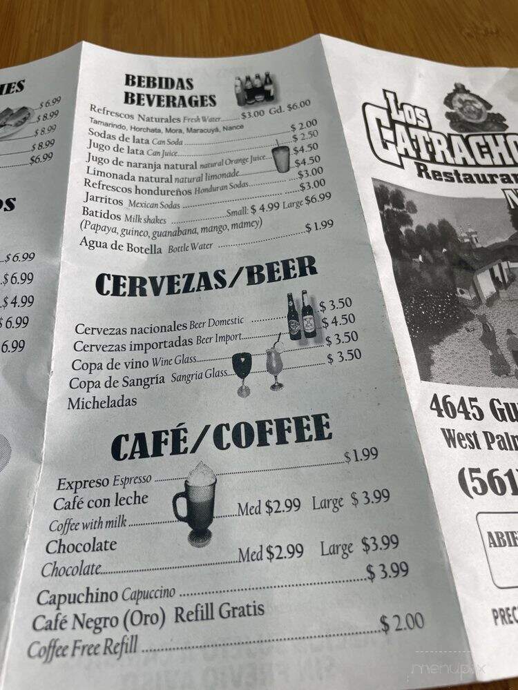 Los Catrachos - West Palm Beach, FL menu_pic