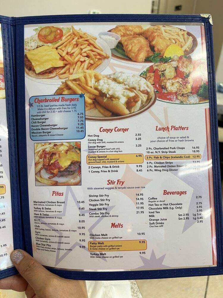 Blue Star Coney - Pontiac, MI menu_pic