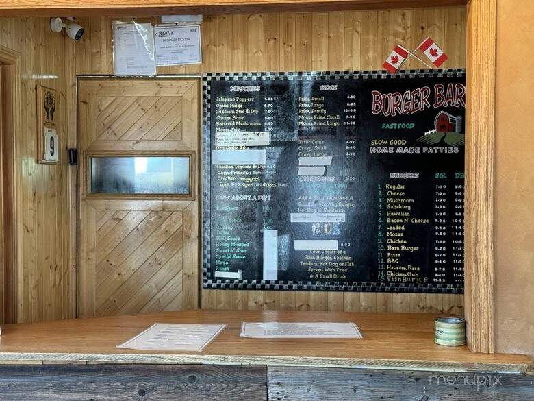 Burger Bar - Millet, AB menu_pic