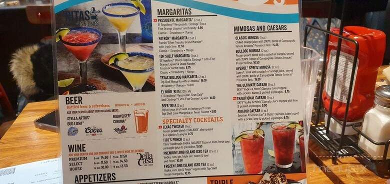 Chilis Texas Grill - Calgary, AB menu_pic