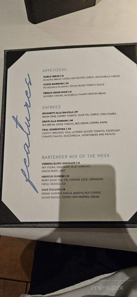 Castello Ristorante - Woodbridge, ON menu_pic