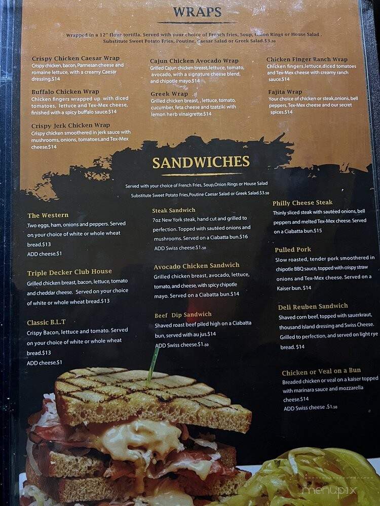 Sharks sports pub - Vaughan, ON menu_pic
