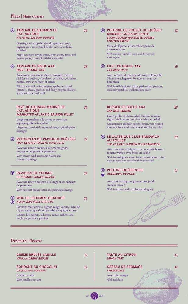 Restaurant OSCO - Montreal, QC menu_pic