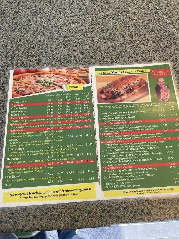 Manzo - Montreal, QC menu_pic