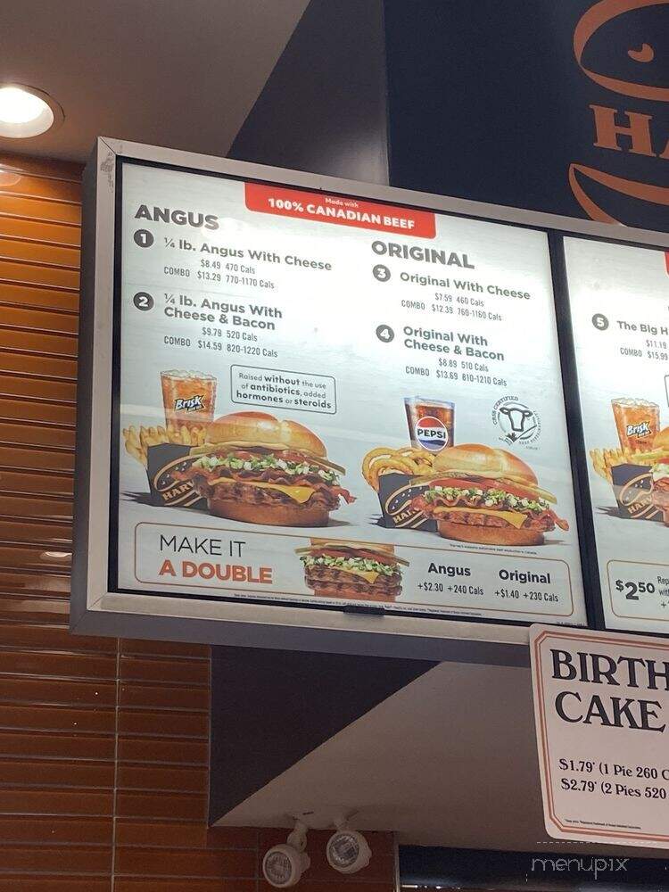 Harvey's Restaurant & Swiss Chalet - Hamilton, ON menu_pic