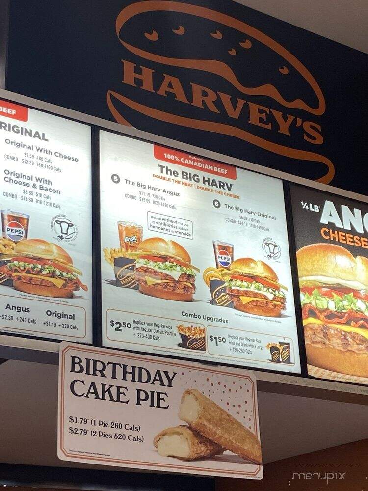 Harvey's Restaurant & Swiss Chalet - Hamilton, ON menu_pic