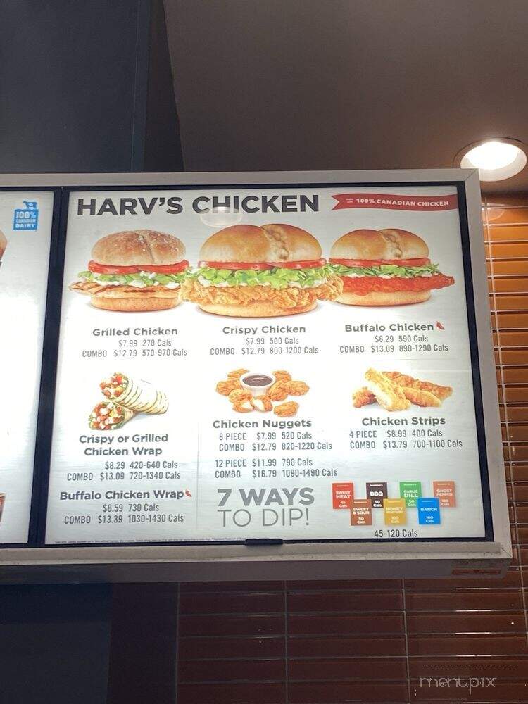Harvey's Restaurant & Swiss Chalet - Hamilton, ON menu_pic