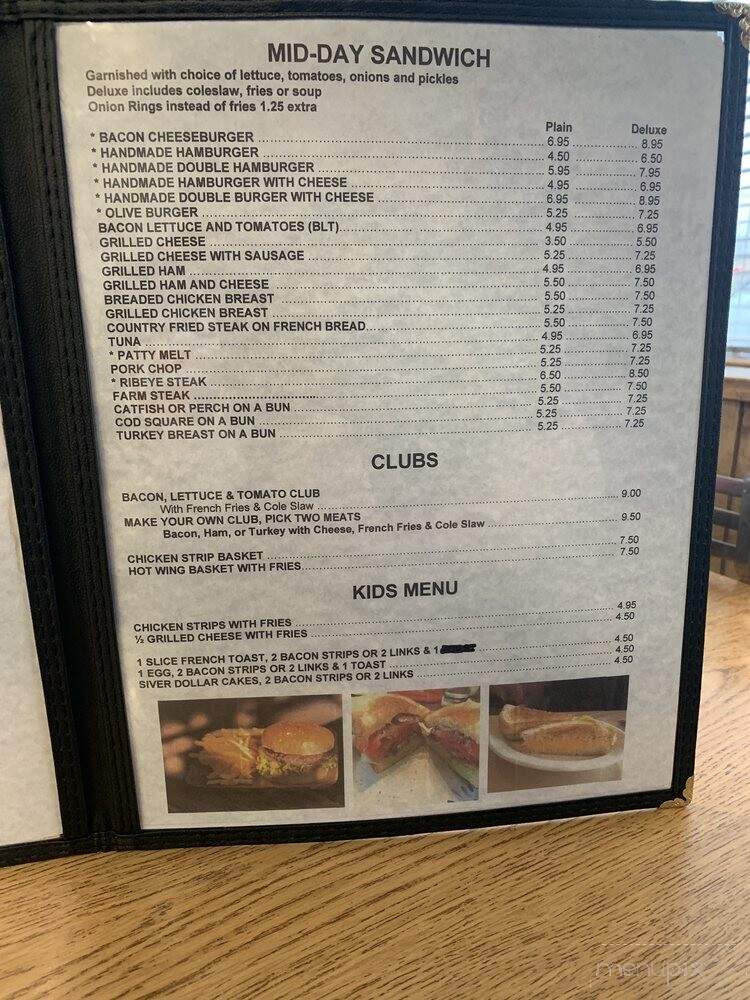 Granny's Country Kitchen - Justice, IL menu_pic