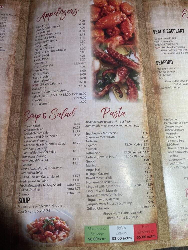 Villa Napoli Pizzeria - Norridge, IL menu_pic