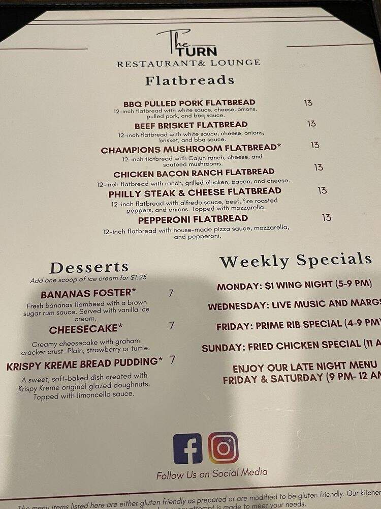 Williamson County Pavilion - Marion, IL menu_pic