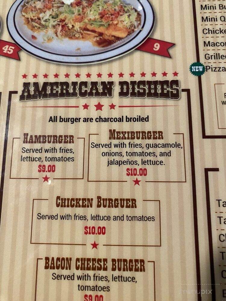 La Carreta - Boone, IA menu_pic