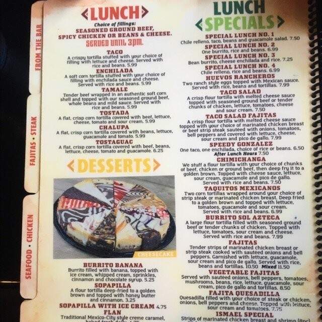 Sol Acteca - Franklin, KY menu_pic