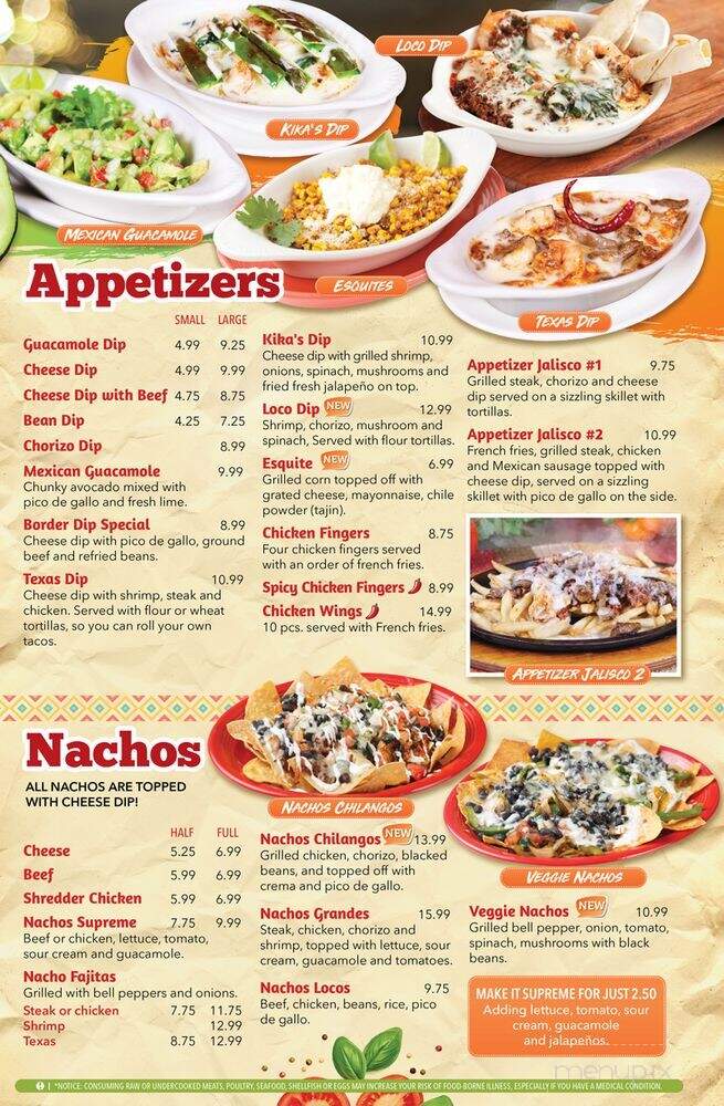 Border Grill - Cedartown, GA menu_pic