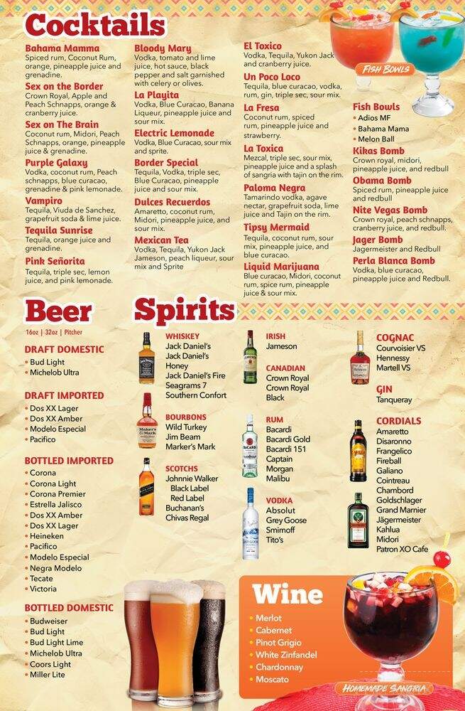 Border Grill - Cedartown, GA menu_pic