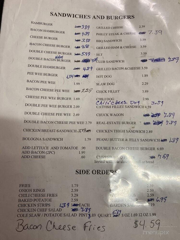 A & A Restaurant & Grocery - Allentown, GA menu_pic