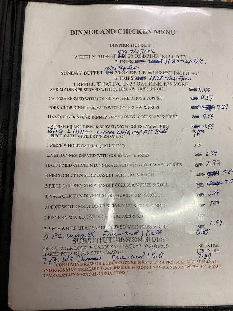 A & A Restaurant & Grocery - Allentown, GA menu_pic