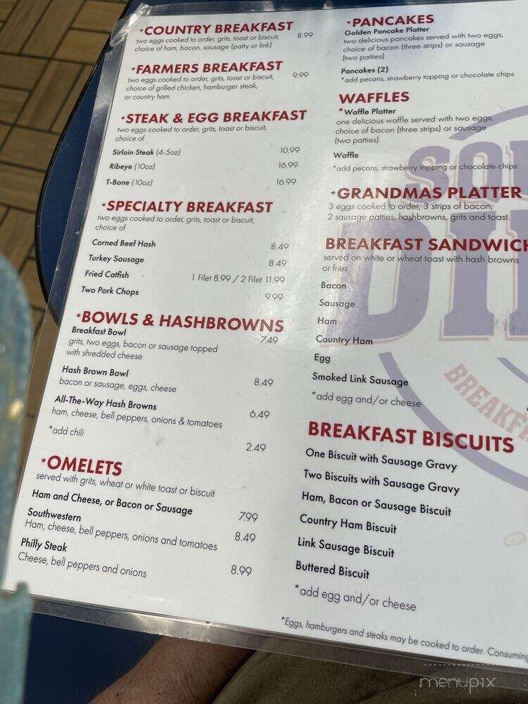 3 Squares Diner - Sylvester, GA menu_pic