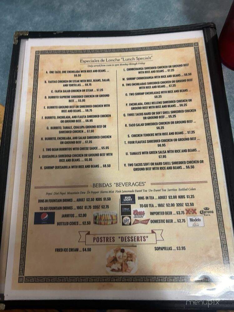 Mi Ranchito - Columbus, MS menu_pic