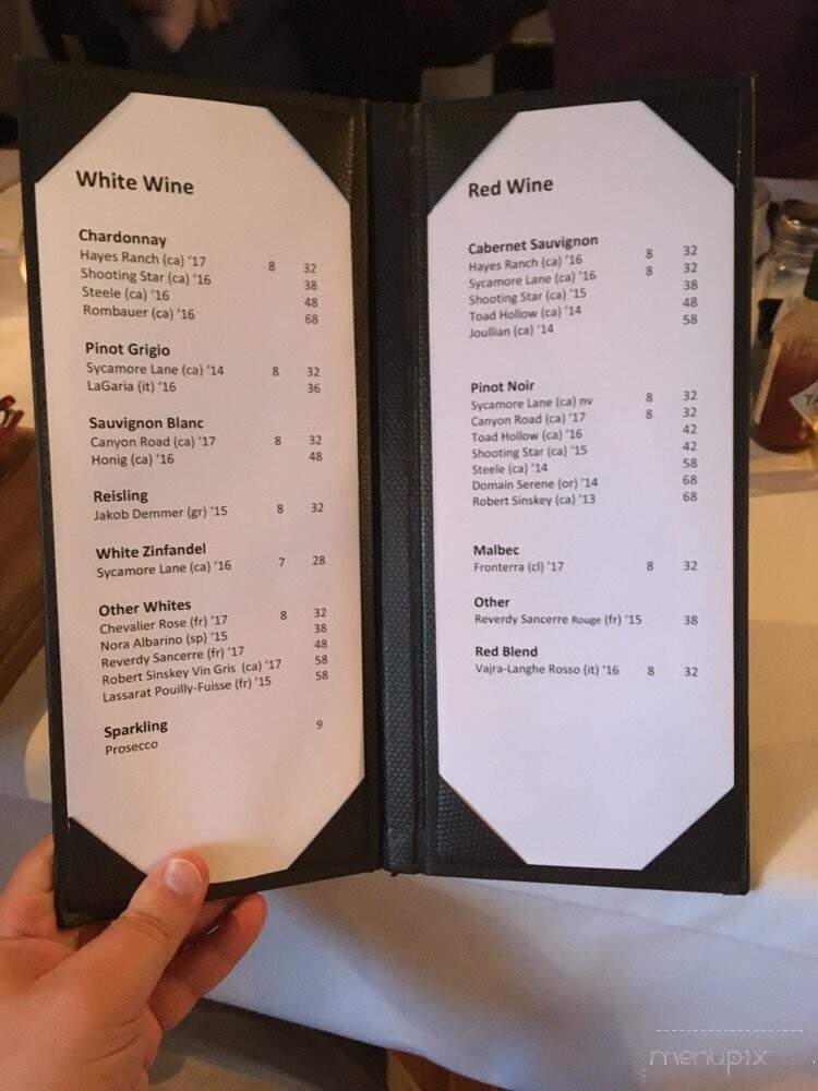 Almond's Restaurant - Saint Louis, MO menu_pic