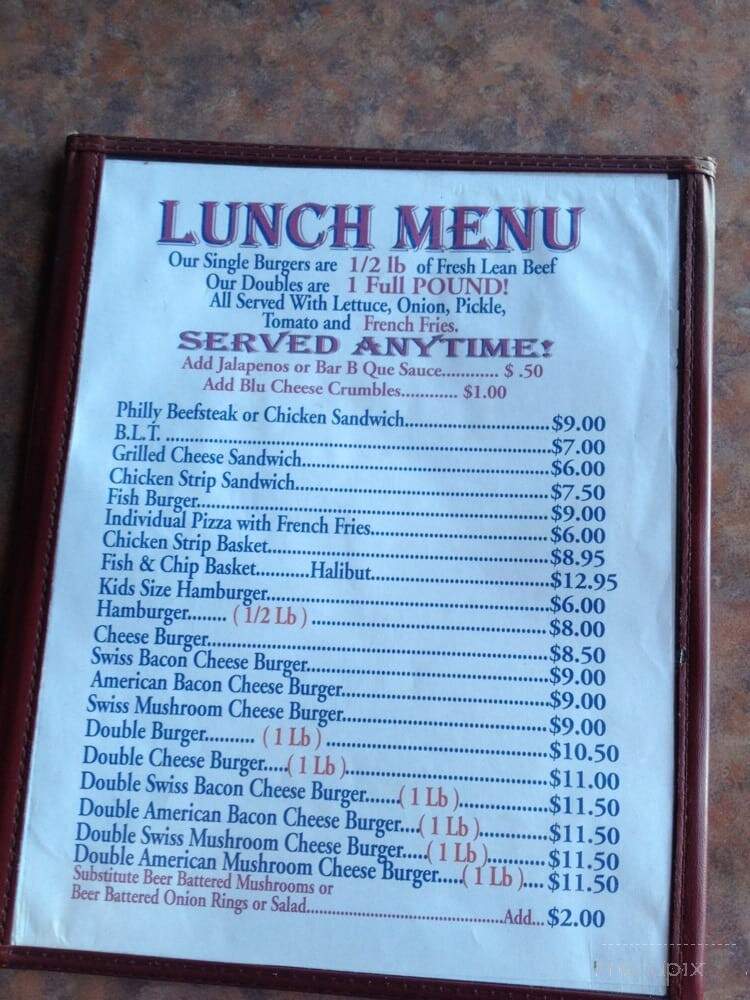 Buffalo Steakhouse & Saloon - Dillon, MT menu_pic