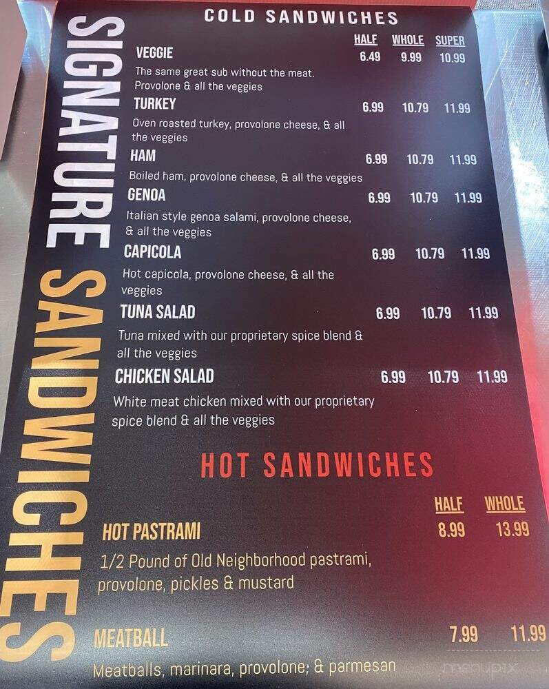 Moe's Sandwich Shop - Durham, NH menu_pic