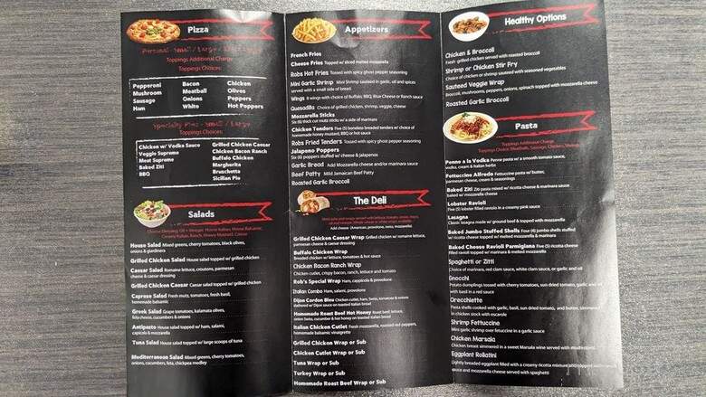 Robert's Pizzeria - Newark, NJ menu_pic