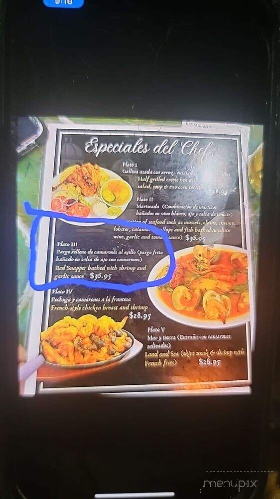 Las Canastillas - Newark, NJ menu_pic