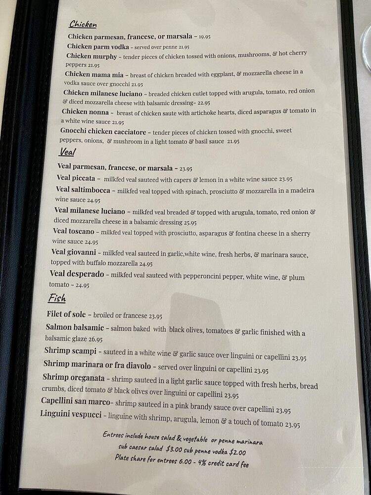 Giovanni's Restaurant - Elmwood Park, NJ menu_pic