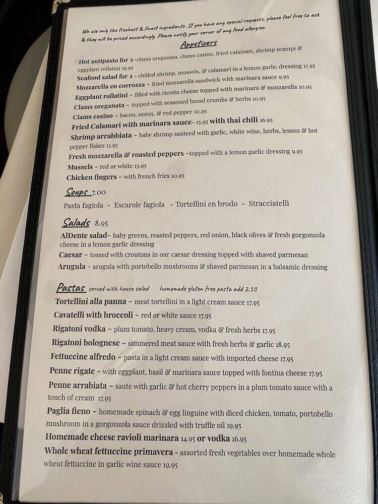 Giovanni's Restaurant - Elmwood Park, NJ menu_pic