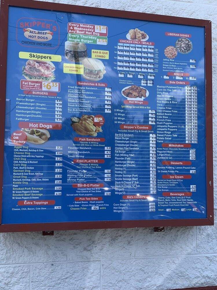 Skip's Dog House - Greensboro, NC menu_pic