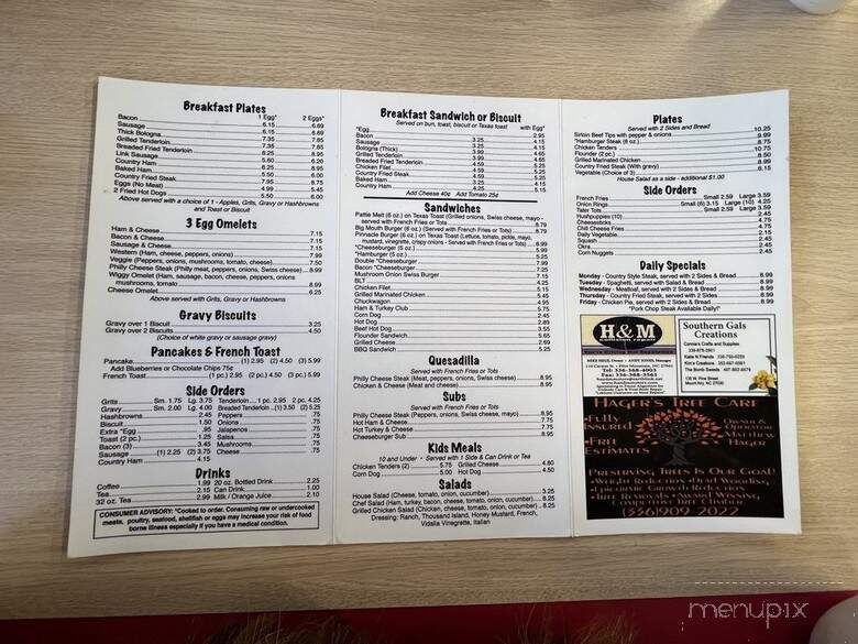Trails & Grills - Pinnacle, NC menu_pic
